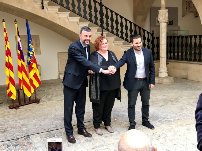 Fotografia: Els governs de les Illes Balears, Catalunya i el País Valencià acorden la Declaració de Palma
